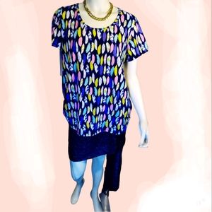 Lula Roe T shirt woman size L Made in Mexico.